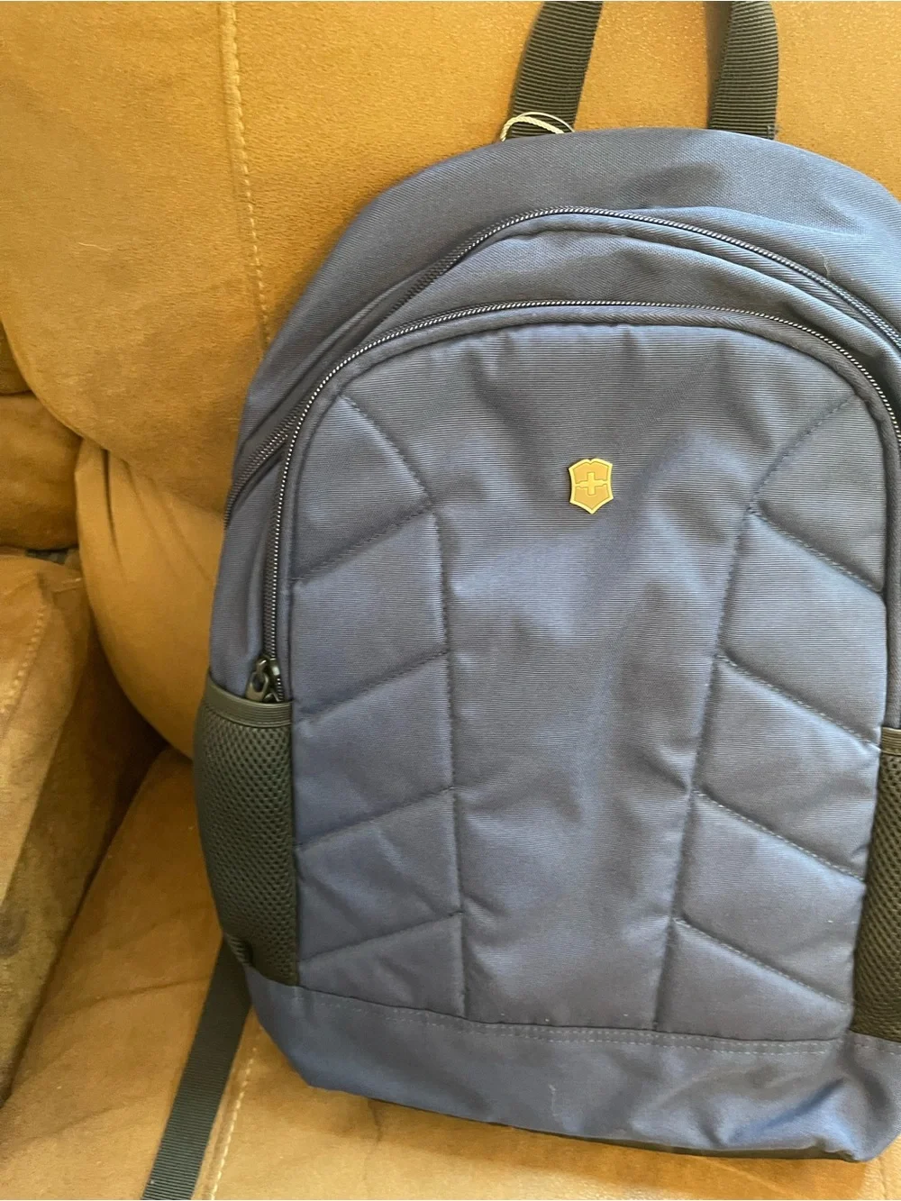 Victorinox Gray Men's Backpack travel gear blue 17”